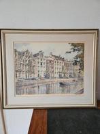 Hendrik Elias Roodenburg Kleuren Ets Amsterdam, Antiek en Kunst, Kunst | Etsen en Gravures, Ophalen