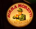 Birra Moretti Reclamebord, Ophalen of Verzenden, Gebruikt, Reclamebord, Plaat of Schild, Overige merken