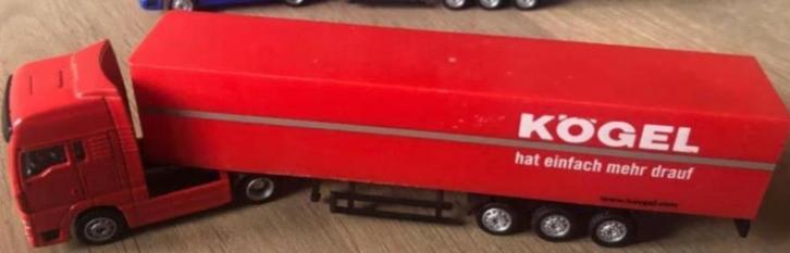 Modelauto vrachtwagen MAN - reclame Kögel, Hobby en Vrije tijd, Modelauto's | 1:43, Zo goed als nieuw, Bus of Vrachtwagen, Overige merken