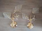 Twee gave swarovski kristallen wandlampen in goede staat, Ophalen of Verzenden