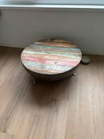 Salontafel sloophout, Ophalen, Gebruikt, 100 tot 150 cm, Rond