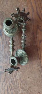 2 wandkaars houders ., Antiek en Kunst, Antiek | Kandelaars, Ophalen of Verzenden, Koper of Brons