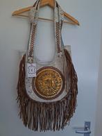 Nieuwe Ibiza boho suedeleren koevacht tas, Overige merken, Wit, Nieuw, Ophalen of Verzenden