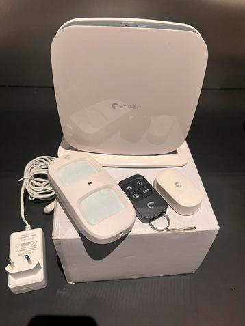 eTIGER draadloos WiFi alarmsysteem Secual Box met GSM,app beschikbaar voor biedingen