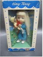 1966 JAPAN TINY TERRY DOLL NIEUW in doosje, Verzamelen, Poppen, Verzenden, Nieuw, Pop