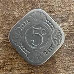 5 guldencent uit 1923, Ophalen of Verzenden, Koningin Wilhelmina, 5 cent, Losse munt