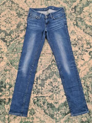 Levi's low rise straight W27 L32 WMN stretch Tulsi2732 Blauw beschikbaar voor biedingen