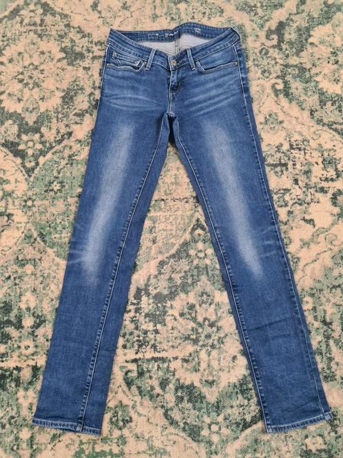 Levi's low rise straight W27 L32 WMN stretch Tulsi2732 Blauw, Kleding | Dames, Spijkerbroeken en Jeans, Zo goed als nieuw, W27 (confectie 34) of kleiner