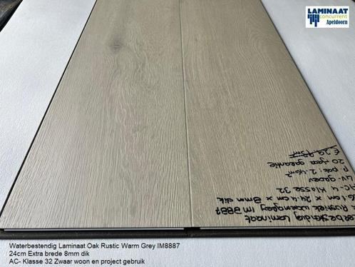Waterbestendig Laminaat Oak Rustic Warm grey 8887, Huis en Inrichting, Stoffering | Vloerbedekking, Nieuw, Laminaat, Grijs, 75 m² of meer