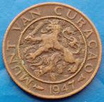 Curaçao 1 cent 1947 - Wilhelmina, Postzegels en Munten, Munten | Nederland, Verzenden, Koningin Wilhelmina, 1 cent, Losse munt