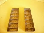 Mie18<>; 2 oude vormem voor chocolade repen, Verzenden