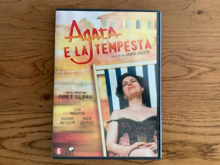 4) Agata E La Tempesta, Sylvio Soldini (van Pane e Tulipane), Cd's en Dvd's, Dvd's | Filmhuis, Zo goed als nieuw, Ophalen of Verzenden