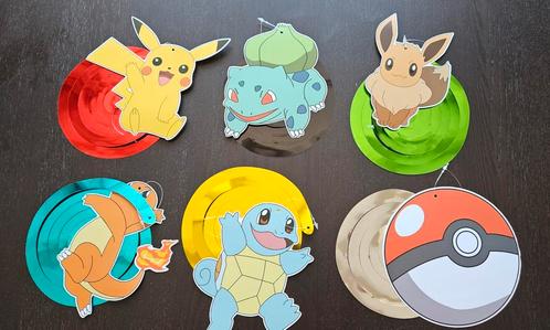 pokemon verjaardag versiering., Hobby en Vrije tijd, Feestartikelen, Zo goed als nieuw, Versiering, Verjaardag, Ophalen