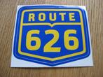 Sticker Auto Route 626, Ophalen, Nieuw, Auto of Motor