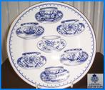SERVEER PLATEAU "Cup of Cups Blue" Royal Worcester Porselein, Overige typen, Ophalen of Verzenden, Zo goed als nieuw, Overige stijlen