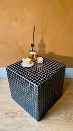 Bijzettafel Kubus Mozaïek 33cm, Minder dan 45 cm, Minder dan 55 cm, Vierkant, Nieuw