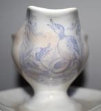 SALE Antieke  sauskom Oiseaux Societe Ceramique Maestricht, Antiek en Kunst, Ophalen of Verzenden