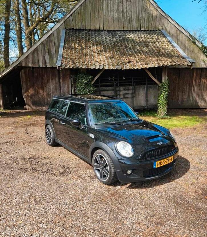Mini Clubman 1.6 Cooper S AUT 2010 Zwart  onderhoud juli, Auto's, Mini, Particulier, Clubman, Benzine, Stationwagon, Automaat