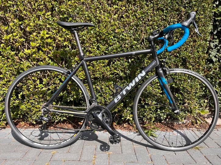 B’twin Triban 500 racefiets, Fietsen en Brommers, Fietsen | Racefietsen, Gebruikt, Heren, Overige merken, Meer dan 20 versnellingen