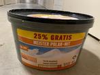 Hornbach Meister Polar RAL9010 ongeopend 12,5L 5 maanden oud, Doe-het-zelf en Verbouw, Verf, Beits en Lak, Ophalen, Wit, Nieuw