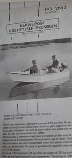 BOUWTEKENING VAN EEN JOL, Hobby en Vrije tijd, Modelbouw | Boten en Schepen, Ophalen of Verzenden, Nieuw