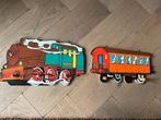 Kinderkamer kapstok trein, Wandkapstok, Ophalen of Verzenden, Zo goed als nieuw, Minder dan 100 cm