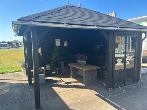 tuinhuis-blokhut, Tuin en Terras, Tuinhuizen, Gebruikt, Blokhut, Hout, 250 tot 500 cm, 200 tot 400 cm, Ophalen