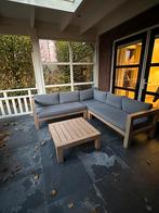 Houten Loungeset Stockholm - Veranda Staat!, Tuin en Terras, Tuinsets en Loungesets, Ophalen, 5 zitplaatsen, Zo goed als nieuw