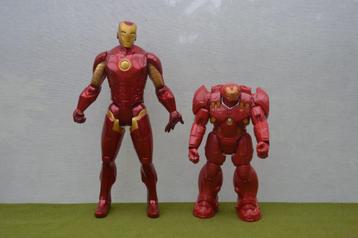 2 grote actiefiguren van Marvel: Iron Man 40cm en Hulkbuster beschikbaar voor biedingen