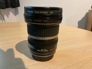 Canon EFS 10-22mm Groothoeklens beschikbaar voor biedingen