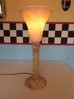 Vintage Albast tafellamp, Antiek en Kunst, Antiek | Lampen, Ophalen of Verzenden