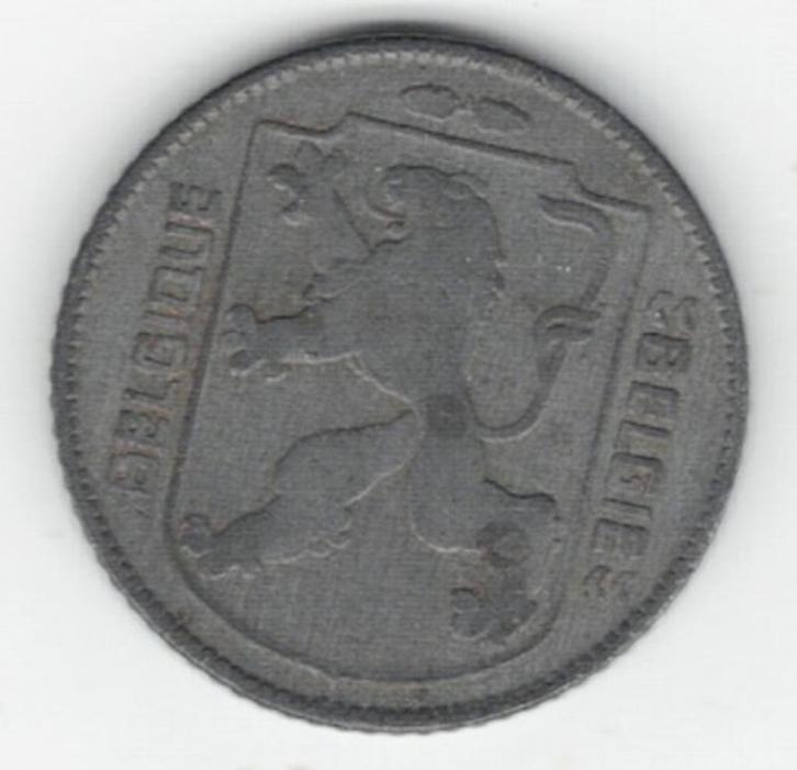 25-2073 Belgie 1 franc 1942, Postzegels en Munten, Munten | Europa | Niet-Euromunten, Losse munt, België, Verzenden