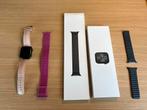 Apple Watch SE met bandjes en oplader, Gebruikt, Hartslag, Zwart, IOS