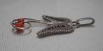 Zilveren antieke hanger met bloedkoralen kraaltjes nr.278, Sieraden, Tassen en Uiterlijk, Antieke sieraden, Verzenden, Zilver