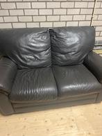 Bank tweezitter, Huis en Inrichting, Ophalen, Tweepersoons, Zo goed als nieuw, Leer