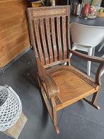 Indonesië schommel  stoel hout, Huis en Inrichting, Stoelen, Ophalen, Bruin, Hout, Eén