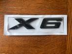 Nieuwe X6 Embleem Zwart, Auto diversen, Ophalen of Verzenden