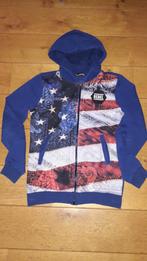 Maat 170 / S sweatvest / hoodie met rits, Ophalen of Verzenden, Gebruikt, Jongen, Trui of Vest