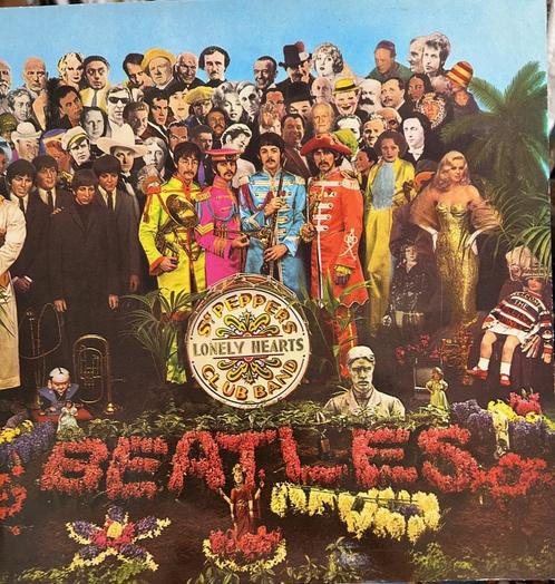 Beatles: Sgt Peppers lonely hearts club band (lp) parlophone, Cd's en Dvd's, Vinyl | Rock, Zo goed als nieuw, Poprock, 12 inch