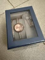 Horloge & Sieraden Set in Geschenkdoos, Ophalen of Verzenden, Staal, Polshorloge, Overige merken