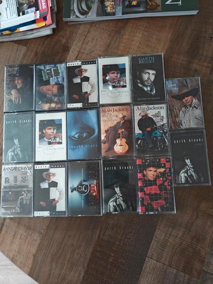 Diverse mooie country cassettes, Cd's en Dvd's, Cassettebandjes, Zo goed als nieuw, 2 t/m 25 bandjes, Ophalen of Verzenden