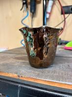 Des pots koper vaas 10 cm hoog 10 cm diameter boven, Huis en Inrichting, Woonaccessoires | Vazen, Ophalen of Verzenden