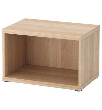 Ikea Besta 2 stuks eikeneffect (20cm diep)