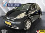 Toyota Aygo 1.0 12V + Airco Elek. Ramen Aux Nap Lmv, Voorwielaandrijving, Stof, Gebruikt, Zwart