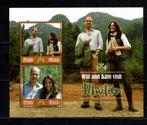 GHANA 2023 PF BLOK WILL & KATE KONINGSHUIS ROYALTY, Ophalen of Verzenden, Postfris, Dier of Natuur