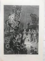Ferd. Lindler: Sylvester in den Toppen, 1885, 31x23cm. Mooi!, Antiek en Kunst, Ophalen of Verzenden