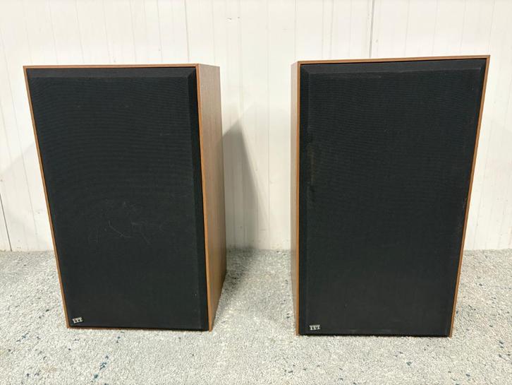 ITT Schaub-Lorenz D 250 SD Luidsprekers 1970-1972, Audio, Tv en Foto, Luidsprekers, Zo goed als nieuw, Front, Rear of Stereo speakers