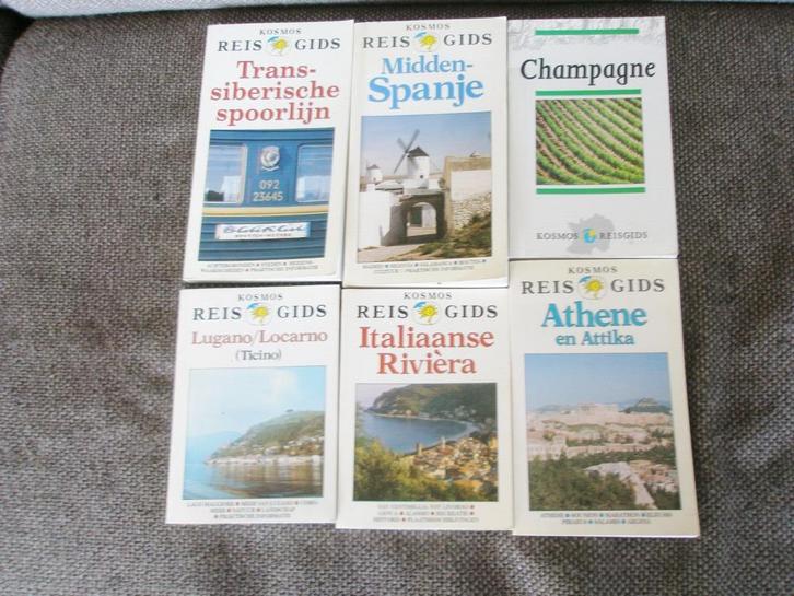 Kosmos 5x (Riviera, Lugano, Champagne, Spanje, Transsiberie), Boeken, Reisgidsen, Zo goed als nieuw, Reisgids of -boek, Europa