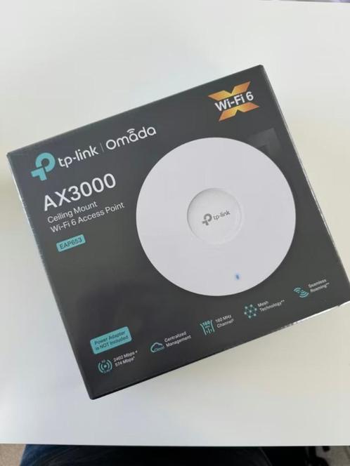 TP-Link EAP653 - AX3000 Ceiling Mount WiFi 6 Access Point, Computers en Software, Accesspoints, Nieuw, Ophalen of Verzenden