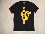 * 1x gedragen Springfield Pokémon zwart t-shirt maat M *, Maat 48/50 (M), Zwart, Ophalen of Verzenden, Zo goed als nieuw